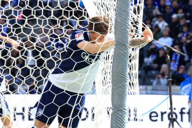 DEU, DFL, 2 FBL, Hertha BSC vs Holstein Kiel, 25 04 2026, Berliner Olympiastadion, Berlin, DEU, DFL, 2 FBL, Hertha BSC vs Holstein Kiel, im Bild Dawid Kownacki Hertha BSC Berlin 9 DFL regulations prohibit any use of Photographs as image sequences and or quasi video nordphotoxGmbHx xEngler nph00076