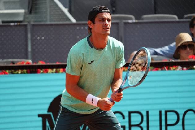 Mariano Navone (ARG) vs Alexander Zverev (ALE) during Masters Series Madrid 2026 in Madrid on Saturday, 25 April 2026. Cordon Press 