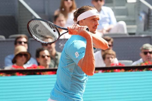 Mariano Navone (ARG) vs Alexander Zverev (ALE) during Masters Series Madrid 2026 in Madrid on Saturday, 25 April 2026. Cordon Press 