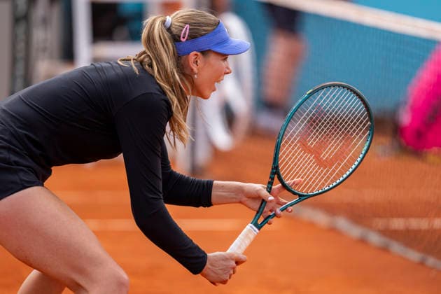 Mutua Madrid Open - Day Six MADRID, SPAIN - APRIL 25: Katie Boulter of Great Britain looks on against Xinyu Jiang of China and Yifan Xu of China in the Women s Doubles Round of 32 match during the Mutua Madrid Open 2026 tournament celebrated at La Caja Magica on April 25, 2026 in Madrid, Spain. Madrid La Caja Magica Madrid Spain Copyright: xAlbertoxGardinx AGardin_20260425_Tennis_Madrid_Day6_0345