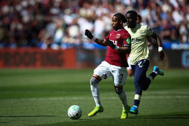 Premier League: West Ham United v Everton LONDON, UK - 25th Apr 2026: Crysencio Summerville of West Ham United in action during the Premier League match between West Ham United FC and Everton FC at London Stadium London London Stadium England United Kingdom Copyright: xCraigxMercerx xPeakxActionxPhotosx