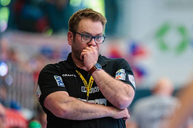 Steffen Birkner HSG Blomberg Lippe, Coach GER, HSG Blomberg Lippe vs Thueringer HC, Handball, 1 Bundesliga Women, Play Offs, Semifinal, Match 1, 25 04 2026 GER, HSG Blomberg Lippe vs Thueringer HC, Handball, 1 Bundesliga Women, Play Offs, Semifinal, Match 1, 25 04 2026 Blomberg Copyright: xEibner-Pressefoto JanxRollingerx EP_JSK