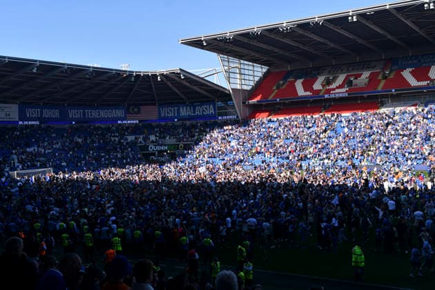 Football - 2025 2026 EFL Sky Bet League One - Cardiff City vs. Northampton Town - Cardiff City Stadium - Saturday 24th April 2026 Pic- COLORSPORT Winston Bynorth 