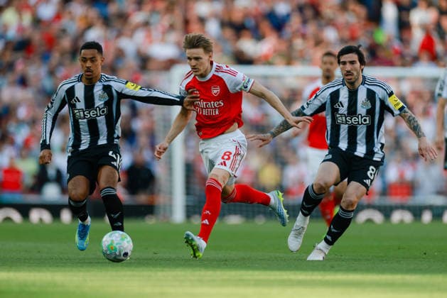 Premier League 2025 26 Arsenal v Newcastle United Emirates Stadium 25.04.2026 Martin Odegaard of Arsenal Premier League 2025 26 Arsenal v Newcastle United Emirates Stadium 25.04.2026 Photograph By Marc Aspland The Times  Copyright: xMarcxAsplandx NINTCHDBPICT001076177668