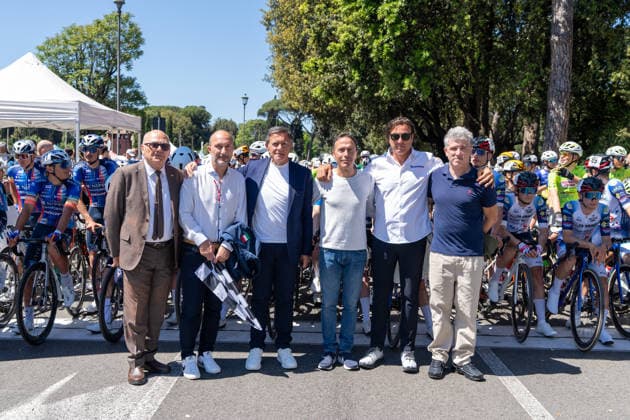 CICLISMO - Ciclismo Su Strada - Gran Premio Liberazione 2026 79th Gran Premio della Liberazione - 138 KM 2026-04-25 ROME â?º ROME - 1.2U - START LINE during Gran Premio Liberazione 2026, Street Cycling race in Roma, Italy, April 25 2026 Roma Italy  Copyright: xIPAxSport ABACAx