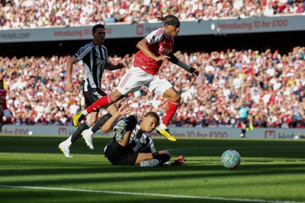 Premier League 2025 26 Arsenal v Newcastle United Emirates Stadium 25.04.2026 Noni Madueke of Arsenal Premier League 2025 26 Arsenal v Newcastle United Emirates Stadium 25.04.2026 Photograph By Marc Aspland The Times  Copyright: xMarcxAsplandx NINTCHDBPICT001076181197
