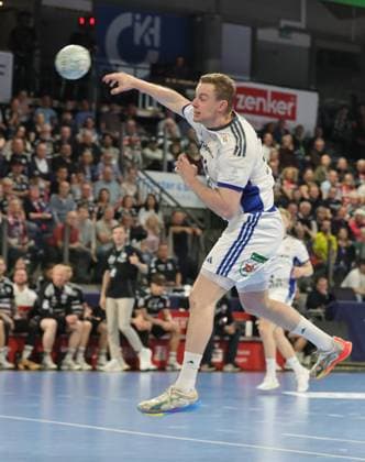 25 04 2026 Handball 1 Bundesliga DAIKIN HBL Season 2025 2026 29 Matchday HC Erlangen Metropolregion Nürnberg HCE Handball Sport Verein Hamburg DaMa xdaxmax Moritz Sauter 33, Handball Sport Verein Hamburg