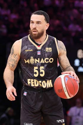 BASKETBALL : Le Mans Vs Monaco - Finale coupe de France masculine - 25 04 2026 Mike James (Monaco) ParisFrance  Copyright: xMichaelxBaucherx