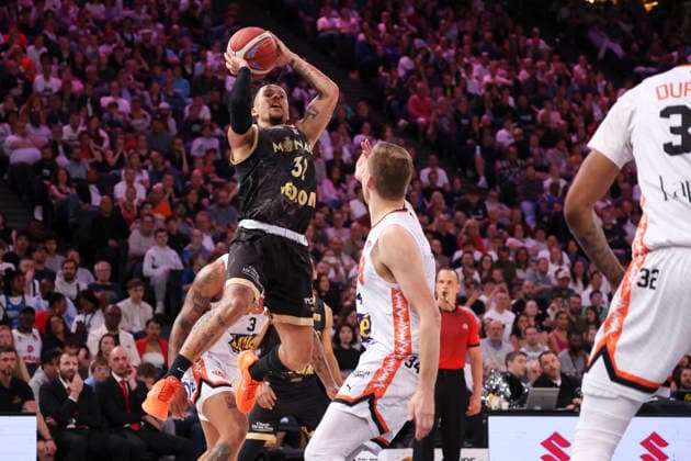 BASKETBALL : Le Mans Vs Monaco - Finale coupe de France masculine - 25 04 2026 Matthew Strazel (Monaco) ParisFrance  Copyright: xMichaelxBaucherx