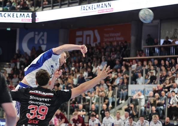 25 04 2026 Handball 1 Bundesliga DAIKIN HBL Season 2025 2026 29 Matchday HC Erlangen Metropolregion Nürnberg HCE Handball Sport Verein Hamburg DaMa xdaxmax Nicolaj Jorgensen Jörgensen 11, Handball Sport Verein Hamburg Tobias Buck 39, HC Erlangen HCE