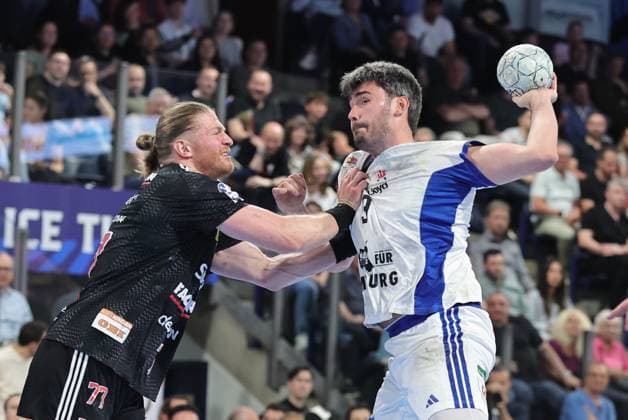 25 04 2026 Handball 1 Bundesliga DAIKIN HBL Season 2025 2026 29 Matchday HC Erlangen Metropolregion Nürnberg HCE Handball Sport Verein Hamburg DaMa xdaxmax Maciej Gebala 77, HC Erlangen HCE Jacob Arenth Lassen 9, Handball Sport Verein Hamburg