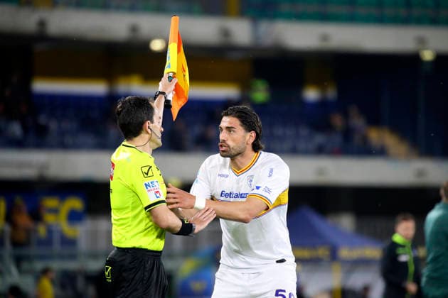 Lecce™s Santiago Pierotti the Serie A soccer match between Hellas Verona and Lecce at the Bentegodi Stadium in Verona, north west Italy - Saturday , April 25 , 2026. - Soccer .  Copyright: xPaolaxGarbuio Lapressex