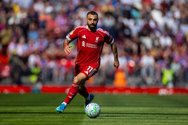 Football - FA Premier League - Liverpool FC v Crystal Palace FC LIVERPOOL, ENGLAND - Saturday, April 25, 2026: Liverpool s Mohamed Salah during the FA Premier League match between Liverpool FC and Crystal Palace FC at Anfield. (Photo by David Rawcliffe Propaganda) LIVERPOOL Anfield MERSEYSIDE ENGLAND  Copyright: xDavidxRawcliffex P2026-04-25-Liverpool_Crystal_Palace-131