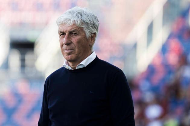 Bologna FC v AS Roma - Serie A Gian Piero Gasperini, head coach of AS Roma, looks on prior to the Serie A football match between Bologna FC and AS Roma. Bologna Italy Copyright: xNicolòxCampox