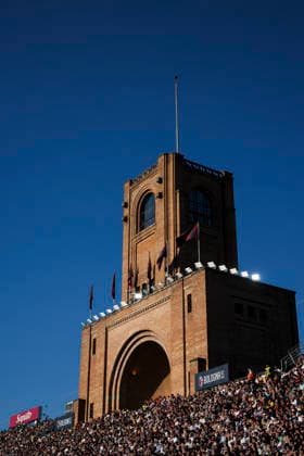 Bologna FC v AS Roma - Serie A A general view shows the Torre Maratona inside Renato Dall Ara stadium during the Serie A football match between Bologna FC and AS Roma. Bologna Italy Copyright: xNicolòxCampox