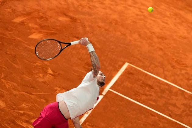 Alexander Bublik, Kazakhstan, during Madrid Open Tennis 2025 match. April 25, 2026. (202604251151)