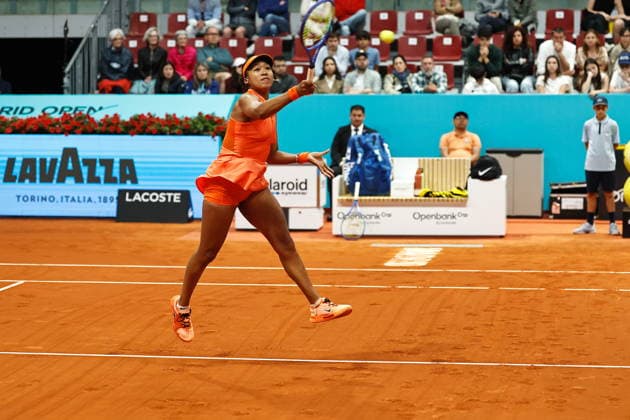 Naomi Osaka (JPN), APRIL 25, 2026 - Tennis : Naomi Osaka during singles round of 32 match against Anhelina Kalinina on the WTA, Tennis Damen tour 1000 tournaments Mutua Madrid Open tennis tournament at the Caja Magica in Madrid, Spain. Noxthirdxpartyxsales  aflo_328277968