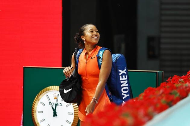 Naomi Osaka (JPN), APRIL 25, 2026 - Tennis : Naomi Osaka after winning singles round of 32 match against Anhelina Kalinina on the WTA, Tennis Damen tour 1000 tournaments Mutua Madrid Open tennis tournament at the Caja Magica in Madrid, Spain. Noxthirdxpartyxsales  aflo_328278063