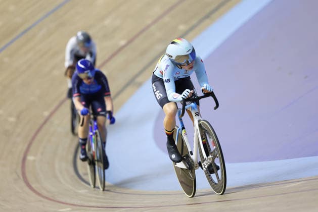 UCI Track World Cup: Nilai Picture by Alex Whitehead SWpix.com - 26 04 2026 - Cycling - UCI Track World Cup: Nilai - Velodrom Nasional Malaysia, Nilai, Malaysia - Women s Omnium - Tempo Race 2 4 - HÃ lene Hesters (Belgium) Copyright: x xSWpix.comx(t axPhotographyxHubxLtd)xAlexxWhitehead SWpix.comx SWP-3030-13289