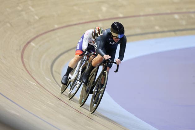 UCI Track World Cup: Nilai Picture by Alex Whitehead SWpix.com - 26 04 2026 - Cycling - UCI Track World Cup: Nilai - Velodrom Nasional Malaysia, Nilai, Malaysia - Women s Omnium - Tempo Race 2 4 - Samantha Donnelly (New Zealand) Copyright: x xSWpix.comx(t axPhotographyxHubxLtd)xAlexxWhitehead SWpix.comx SWP-3030-13299