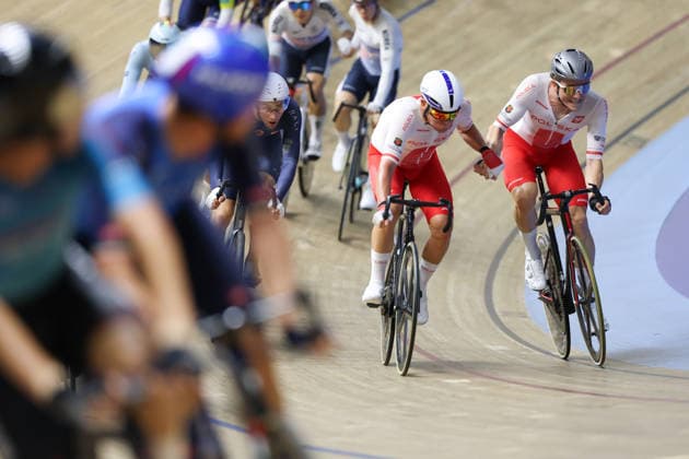 UCI Track World Cup: Nilai Picture by Alex Whitehead SWpix.com - 26 04 2026 - Cycling - UCI Track World Cup: Nilai - Velodrom Nasional Malaysia, Nilai, Malaysia - Men s Madison - Final - Alan Banaszek (Poland) and Daniel Staniszewski (Poland) Copyright: x xSWpix.comx(t axPhotographyxHubxLtd)xAlexxWhitehead SWpix.comx SWP-3030-13306