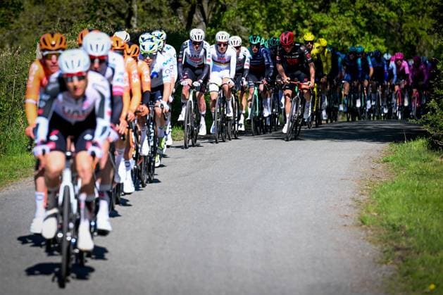 Slovenian Tadej Pogacar of UAE Team Emirates-XRG pictured in action during the men elite race of the Liege-Bastogne-Liege UCI World Tour one day cycling race, 259,5km from Liege, over Bastogne to Liege, Sunday 26 April 2026. MAARTENxSTRAETEMANS  x172061406x