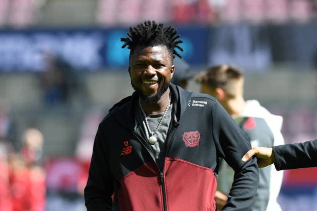 Football, Bayer 04 Leverkusen, Edmond Tapsoba extends contract until 2031 - Stock photos