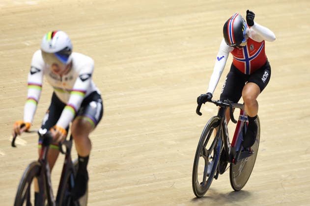 UCI Track World Cup: Nilai Picture by Alex Whitehead SWpix.com - 26 04 2026 - Cycling - UCI Track World Cup: Nilai - Velodrom Nasional Malaysia, Nilai, Malaysia - Women s Omnium - Points Race 4 4 - Anita Yvonne Stenberg (Norway) wins the Gold Medal Copyright: x xSWpix.comx(t axPhotographyxHubxLtd)xAlexxWhitehead SWpix.comx SWP-3030-13380