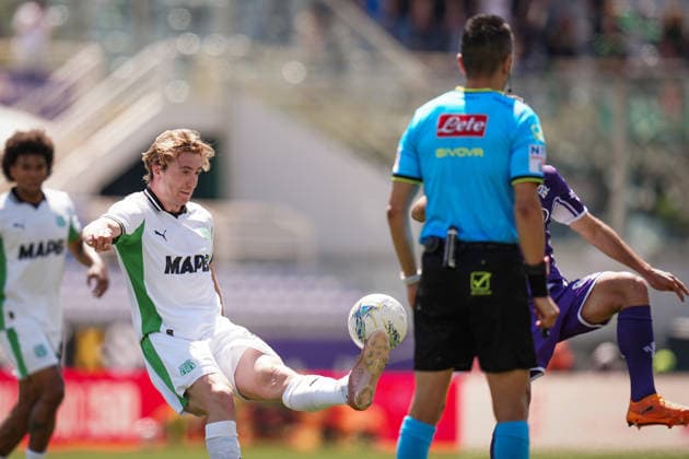 SassuoloÕs Kristian Thorstvedt in action during the Serie A soccer match between Fiorentina and Sassuolo at the Artemio Franchi Stadium in Florence, north Italy - Sunday, April 26, 2026 -  Copyright: xMassimoxPaolone LaPressex