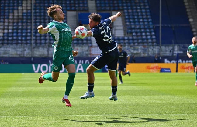26 04 2026 Soccer Season 2025 2026 2 Soccer Bundesliga 31 Matchday VfL Bochum SpVgg Greuther Fürth SGF Kleeblatt Sportfoto Zink xwoxzix DFL regulations prohibit any use of photographs as image sequences and or quasi video only for editorial use Jannik Dehm 23, SpVgg Greuther Fürth Maximilian Wittek 32, VfL Bochum