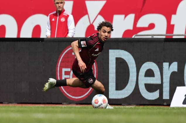 26 04 2026 Soccer Season 2025 2026 2 Soccer Bundesliga 31 Matchday 1 FC Nürnberg FCN Club 1 FC Magdeburg FCM Sportfoto Zink DaMa xdaxmax DFL regulations prohibit any use of photographs as image sequences and or quasi video only for editorial use Rafael Lubach 18, 1 FC Nürnberg FCN Freisteller Einzelbild