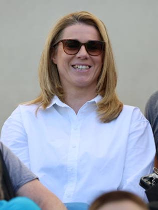 26 04 2026, Football, Women, Regionalliga Südwest, Season 2025 2026, 1 FC Saarbrücken SV 07 Elversberg, President Barbara Haupenthal 1 FC Saarbrücken Saarbrücken Ludwigsparkstadion Saarland Germany DEU Copyright: xSebastianxBachx