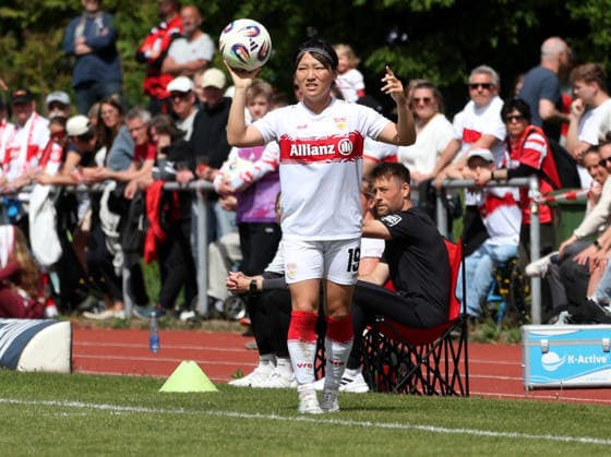 26 04 2026, Germany, Stuttgart, Soccer 2 Womens Bundesliga, Matchday 15, VfB Stuttgart vs SV Meppen 1912, Yuka Hirano VfB