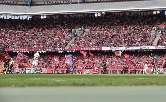 26 04 2026 Soccer Season 2025 2026 2 Soccer Bundesliga 31 Matchday 1 FC Nürnberg FCN Club 1 FC Magdeburg FCM Sportfoto Zink DaMa xdaxmax DFL regulations prohibit any use of photographs as image sequences and or quasi video only for editorial use Clubfan Clubfans FCN Fans Fans cheer on Mannschaft Team