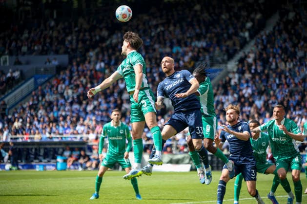 26 04 2026, GER, Soccer, Men, 2 BL, Season 2025 2026, Vfl Bochum vs SpVgg Greuther Fürth Philipp Hofmann Bochum scores the goal to make it 2 0 Bochum vonovia Ruhrstadion Nordrhein Westfalen Germany Copyright: xAdrianxSchlüterx