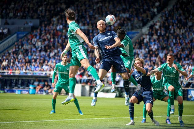 26 04 2026, GER, Soccer, Men, 2 BL, Season 2025 2026, Vfl Bochum vs SpVgg Greuther Fürth Philipp Hofmann Bochum scores the goal to make it 2 0 Bochum vonovia Ruhrstadion Nordrhein Westfalen Germany Copyright: xAdrianxSchlüterx