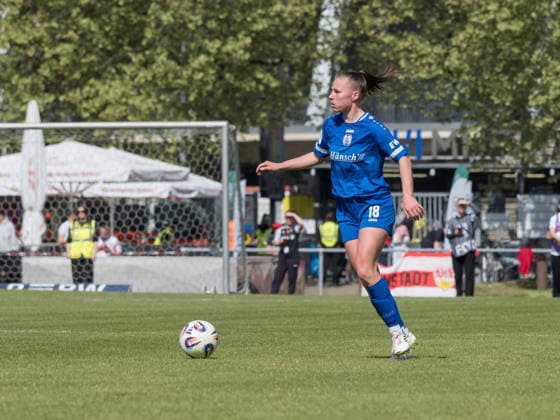Lana Hubbeling SV Meppen, 18 on the ball GER, VfB Stuttgart vs SV Meppen, Football, 2 Womens Bundesliga, Matchday 23, Season 2025 2026, 26 04 2026 GER, VfB Stuttgart vs SV Meppen, Football, 2 Womens Bundesliga, Matchday 23, Season 2025 2026, 26 04 2026 Stuttgart Copyright: xEibner-Pressefoto CarstenxSchwerx EP_CSG