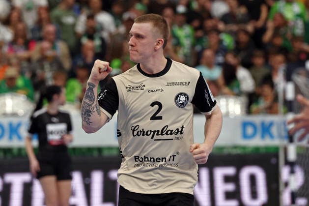 26 04 2026, xovx, Handball Daikin Handball Bundesliga, HSG Wetzlar Bergischer HC Cheers for Noah Beyer Bergischer HC Wetzlar Buderus Arena Hessen Germany EN