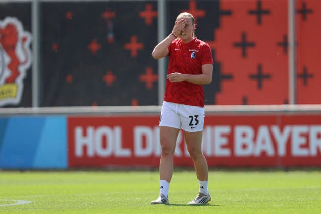 Luca Birkholz SC Freiburg gestures during the Woman Bundesliga match between Bayer 04 Leverkusen and SC Freiburg at Ulrich Haberland Stadion on April 26, 2026 in Leverkusen, Germany Photo by Oliver Kaelke DeFodi Images Luca Birkholz SC Freiburg gestures during the Woman Bundesliga match between Bayer 04 Leverkusen and SC Freiburg at Ulrich Haberland Stadion on April 26, 2026 in Leverkusen, Germany Photo by Oliver Kaelke DeFodi Images DFL regulations prohibit any use of photographs as image sequences and or quasi video Photo by Oliver Kaelke DeFodi Images