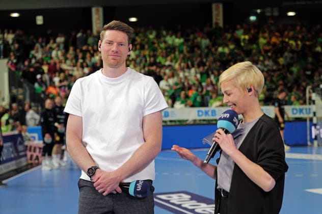 26 04 2026, xovx, Handball Daikin Handball Bundesliga, HSG Wetzlar Bergischer HC v l Tobias Reichmann, Anett Sattler Dyn Wetzlar Buderus Arena Hessen Germany EN