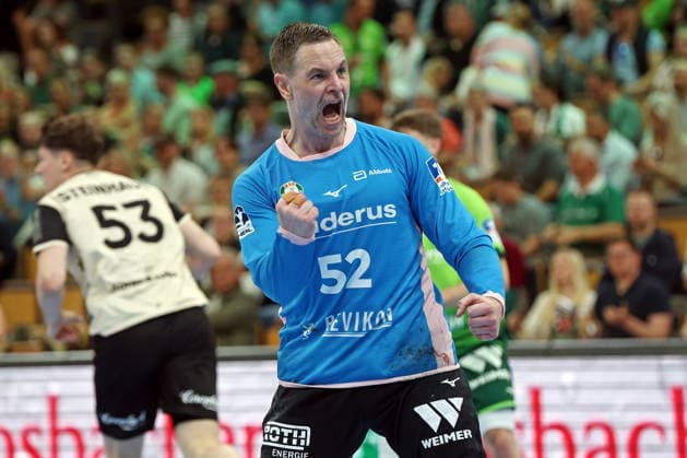 26 04 2026, xovx, Handball Daikin Handball Bundesliga, HSG Wetzlar Bergischer HC Andreas Palicka HSG Wetzlar Wetzlar Buderus Arena Hessen Germany EN