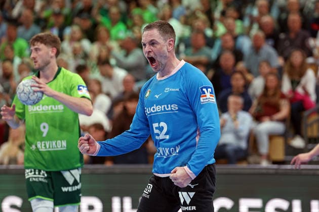 26 04 2026, xovx, Handball Daikin Handball Bundesliga, HSG Wetzlar Bergischer HC Andreas Palicka HSG Wetzlar Wetzlar Buderus Arena Hessen Germany EN