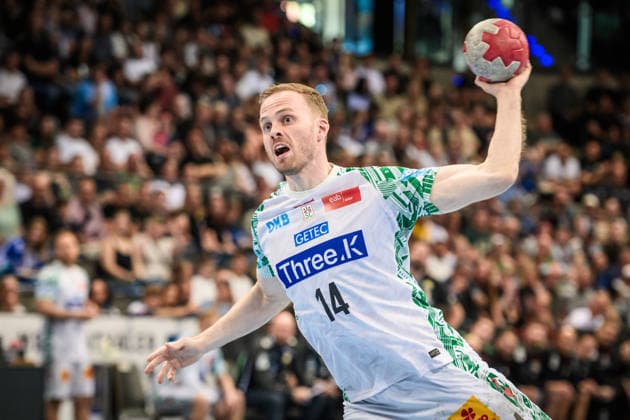 Omar Ingi Magnusson SC Magdeburg 14 GER, TVB Stuttgart SC Magdeburg, DAIKIN HBL, Handball, Bundesliga, Matchday 29, Season 2025 2026, 26 04 2026 GER, TVB Stuttgart SC Magdeburg, DAIKIN HBL, Handball, Bundesliga, Matchday 29, Season 2025 2026, 26 04 2026 Stuttgart Copyright: xSandyxDinkelackerx EP_SDR