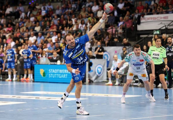 26 04 2026 Stuttgart, Handball TVB Stuttgart vs SC Magdeburg, Kai Häfner TVB