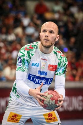Tim Hornke SC Magdeburg 17 GER, TVB Stuttgart SC Magdeburg, DAIKIN HBL, Handball, Bundesliga, 29 Matchday, Season 2025 2026, 26 04 2026 GER, TVB Stuttgart SC Magdeburg, DAIKIN HBL, Handball, Bundesliga, 29 Matchday, Season 2025 2026, 26 04 2026 Stuttgart Copyright: xSandyxDinkelackerx EP_SDR