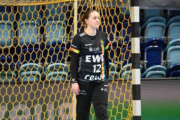 Kaatje Hempen VfL Oldenburg, 12 VfL Oldenburg vs SV Union Halle Neustadt, ALSCO Handball Bundesliga Women, Playoffs, 2 Matchday, Season 2025 2026, 25 04 2026, VfL Oldenburg vs SV Union Halle Neustadt, ALSCO Handball Bundesliga Women, Playoffs, 2 Matchday, Season 2025 2026, 25 04 2026 Oldenburg Copyright: xEibner-Pressefoto RobertxGertzenx EP_RGN