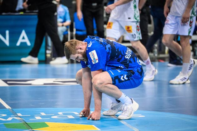 Samuel Roethlisberger TVB Stuttgart, 17 visibly disappointed GER, TVB Stuttgart SC Magdeburg, DAIKIN HBL, Handball, Bundesliga, Matchday 29, Season 2025 2026, 26 04 2026 GER, TVB Stuttgart SC Magdeburg, DAIKIN HBL, Handball, Bundesliga, Matchday 29, Season 2025 2026, 26 04 2026 Stuttgart Copyright: xSandyxDinkelackerx EP_SDR