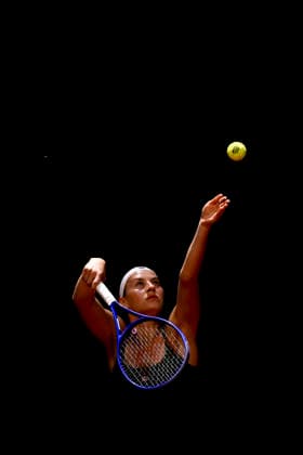 April 26, 2026, Madrid, Madrid, Spain: MARTA KOSTYUK of Ukraine †WILSON during the Mutua Madrid Open 2026, ATP, Tennis Herren Masters 1000 and WTA, Tennis Damen 1000 tennis tournament, celebrated at Caja Magica on April 26, 2026 in Madrid, Spain. Mutua Madrid Open 2026 - Day 7 (04.26.26) - ZUMAc312 20260426_zsp_c312_042 Copyright: xOscarxManuelxSanchezx