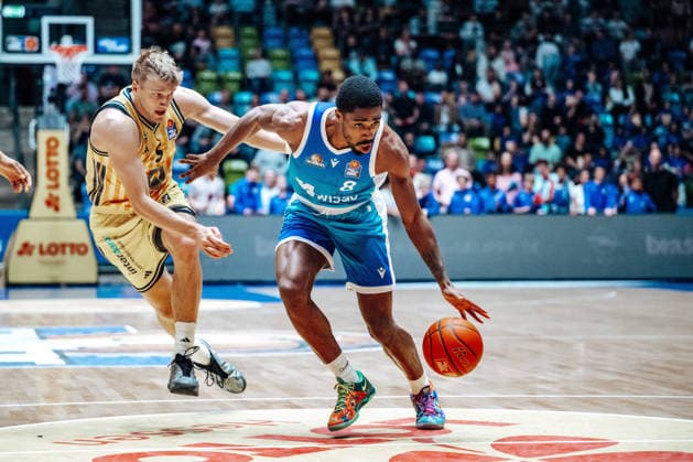 Sam Griesel Alba Berlin, 05 , William Christmas Skyliners Frankfurt, 08 GER, Skyliners Frankfurt vs Alba Berlin, easycredit BBL, Bundesliga, 31 Matchday, Season 2025 2026 26 04 2026 Eibner Pressefoto Attila Ziga GER, Skyliners Frankfurt vs Alba Berlin, easycredit BBL, Bundesliga, 31 Matchday, Season 2025 2026 26 04 2026 Frankfurt am Main Copyright: xEibner-Pressefotox EP_AZA