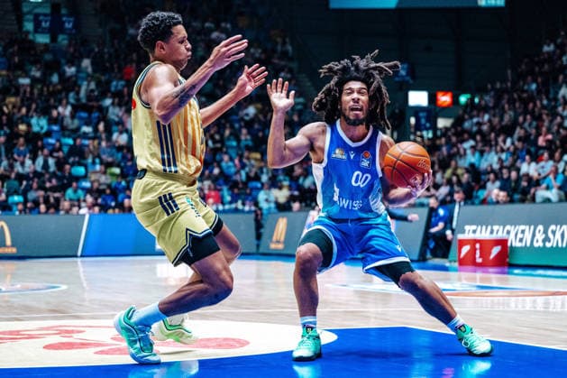 Tyger Campbell Skyliners Frankfurt, 00 , Michael Rataj Alba Berlin, 21 GER, Skyliners Frankfurt vs Alba Berlin, easycredit BBL, Bundesliga, 31 Matchday, Season 2025 2026 26 04 2026 Eibner Pressefoto Attila Ziga GER, Skyliners Frankfurt vs Alba Berlin, easycredit BBL, Bundesliga, 31 Matchday, Season 2025 2026 26 04 2026 Frankfurt am Main Copyright: xEibner-Pressefotox EP_AZA